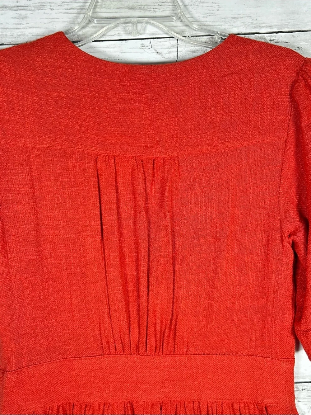 Free People Love Of My Life Sienna Midi Cotton Textured Gauze Dress M